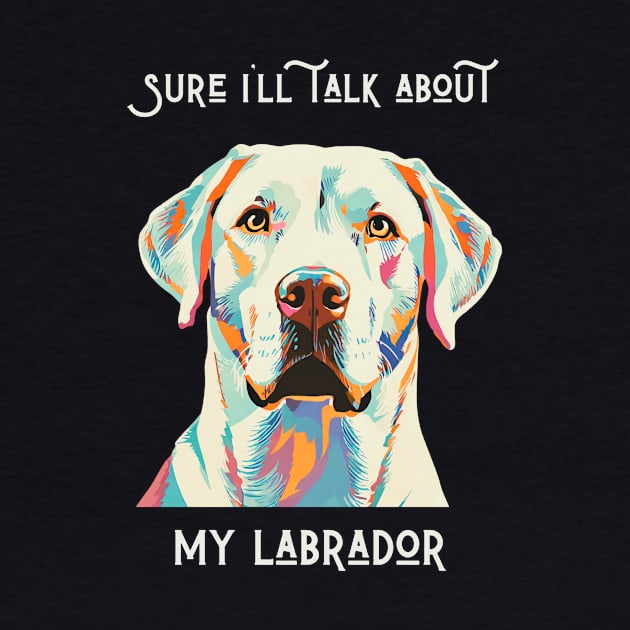 Retro Labrador Retriever graphic by Createdreams